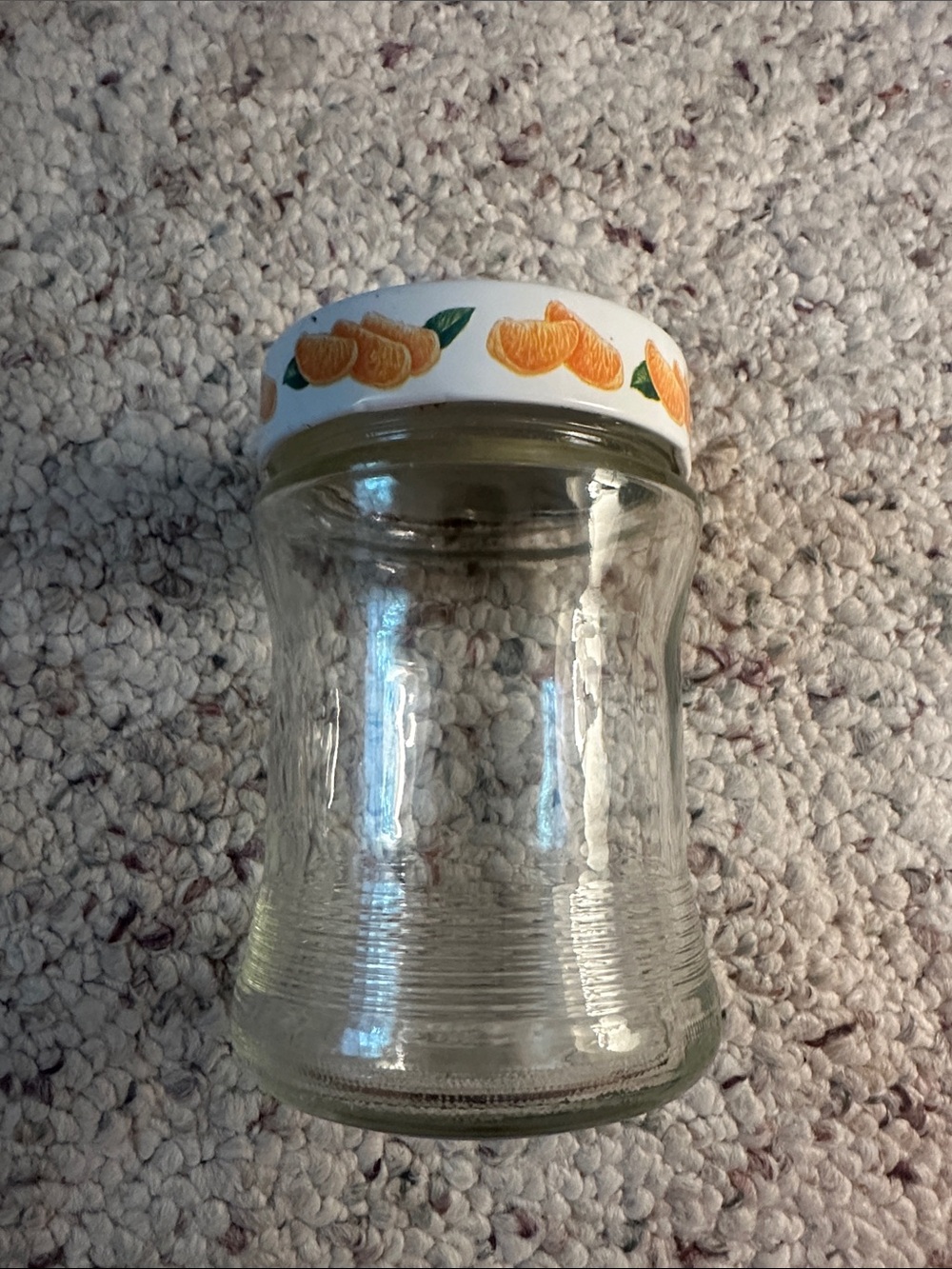 vintage Anchor Hocking orange juice carafe